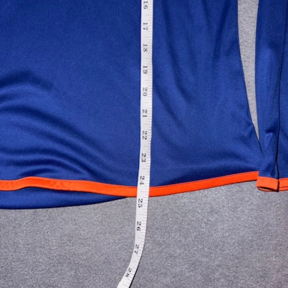Fanatics New York Mets Quarter Zip Pullover Womens Small Blue Orange Long Sleeve - Picture 5 of 6